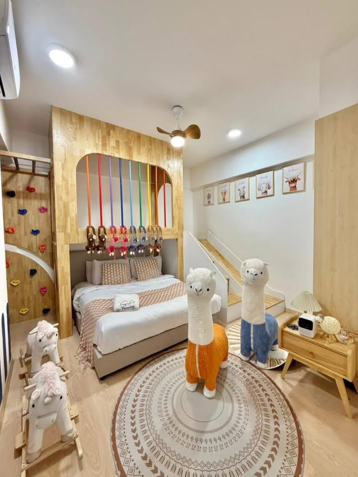 Custom playbed with slide
